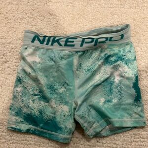 Nike Pro Teal Shorts